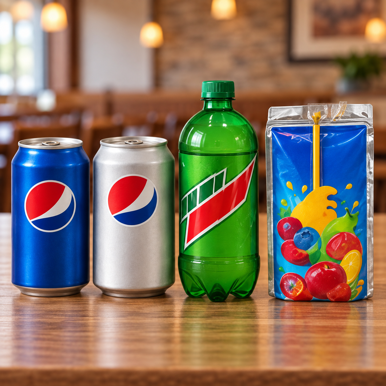 Ocean Park beverage selection