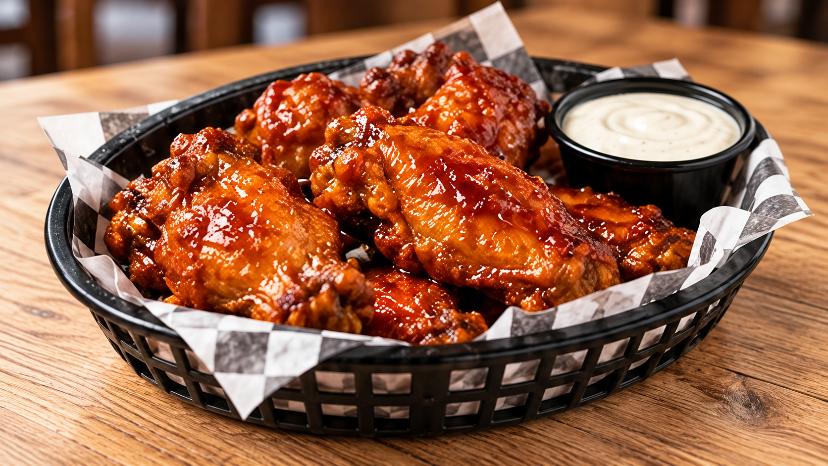 Ocean Park sauced wings